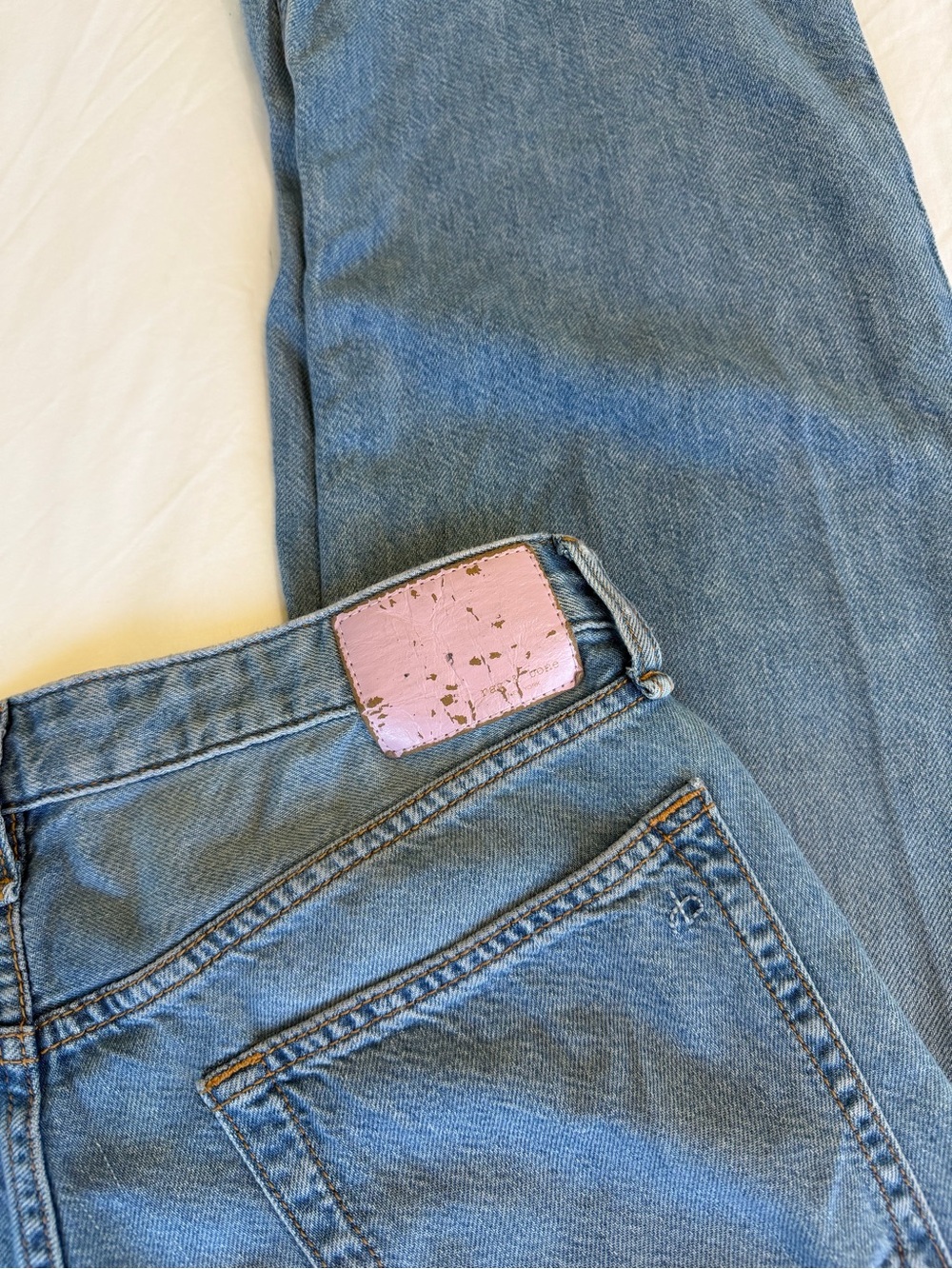 Rag & Bone Logan Mid Rise Wide Leg Featherweight Jeans - Picture 8 of 8
